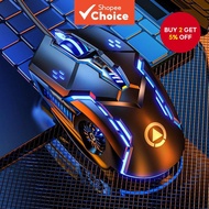 Gaming Mouse with Wire G5 6D 4Speed DPI RGB Breathing Light Wired Mouse for Computer Laptop