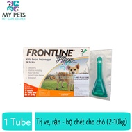 Frontline Plus nhỏ gáy hết ve rận bọ chét cho chó (size 2-10kg) - Lẻ 1 tuyp. ( 1 tubes. no box)