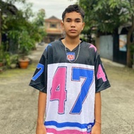 CLOTHES | T-SHIRT | Tops | JERSEY JERSEY | OVERSIZE OVERSIZE | NUMBER SERIES 47 | STREETWEAR VINTAGE