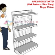 Rak Display Toko Minimarket Supermarket Single Start Tinggi 120150170cm
