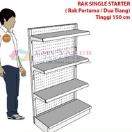 Rak Display Toko Minimarket Supermarket Single Start Tinggi 120,150170cm