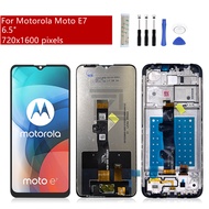 100% Tested 6.5" For Motorola Moto E7 Lcd For Moto E7 Power E7i Power LCD Screen Display Touch Digit