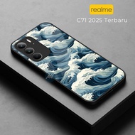 HP Realme C71 2025 Glass Softcase Casing Latest Luxury Realme C71 Case [MG70]