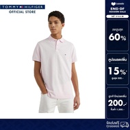 Tommy Hilfiger เสื้อโปโลผู้ชาย รุ่น MW0MW32346 TOG - สีชมพู