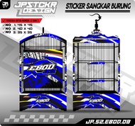 Sticker Decal Sangkar Burung - Stiker Dekal Kandang Ebod Kotak BnR Kosan EBOD JAYA ORIQ JAYA JP.S2 8