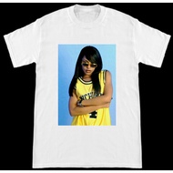 Aaliyah Wearing Fab 5 Chris Webber T-Shirt Funny Vintage Gift Men