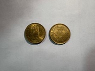 1961年香港1毫硬幣-女皇伊利沙伯二世-女皇頭