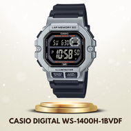 Casio WS-1400H-1BVDF Jam Tangan Pria Digital Lap Memory 60 Illuminator Original