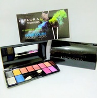 EYESHADOW IMPLORA 7672 - Implora Thesmokes - Expert Colors Smokey Looks - 11 Lustrous Colors - Ratu