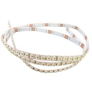 150LEDs/50cm/ WS2812C-2020 /LEDアドレス指定可能なピクセルストリップ;フレキシブル/ DC5V/ RGBフルカラー/ IP20/ ホワイトPCB/ 4mm幅PCB/ 0.
