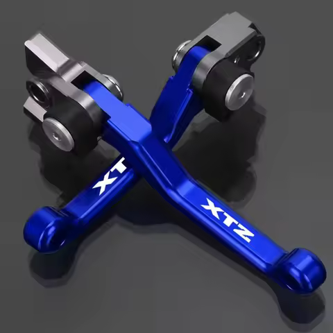 Motorcycle Pivot Clutch Brake Levers For Yamaha XT225 XT250 XT250X XTZ250 XTZ125 Dirt Bike Lever Han