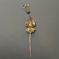 老鎏金鳳鳥流蘇髮簪– 古董髮飾 - 純古董SA-030