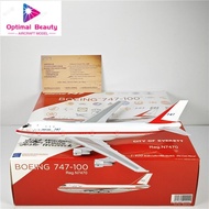 NG Lite 1: 400 Boeing Original Factory Museum Coating B747-100 N7470 Alloy Airplane Model