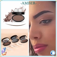 AMBER1 Eyebrow Powder Stamp, Eyeshadow Waterproof Eyebrow Tint Stencil Kit,  Design Long Lasting Eas