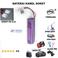 Baterai hongli 1200mAh baterai kabel baterai pompa galon DISKON !!