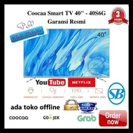 COOCAA LED TV Letv Smart 40S6G Android 9 Netflix Fhd- 40 Inch Resmi