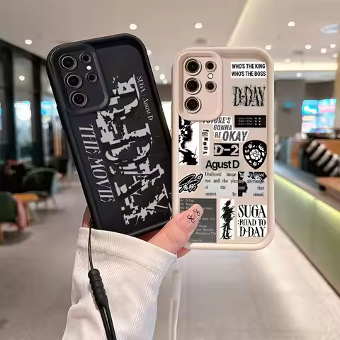 Suga D-DAY Phone Case For Samsung A03 A04 A05S A10S A11 A12 A20S A21S A13 A14 A54 A34 A53 A33 Cover