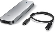 Mediasonic Aluminum USB 3.2 M.2 NVME SATA SSD Enclosure to NVME PCIe SATA M-Key / B+M Key | USB 3.2 