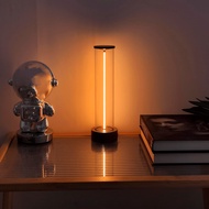 Minimalist lamp Bedside cordless lamp Rechargeable Modern bedside table lamp with level 3 touch dimm