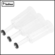 LUOLVUO 3pcs Homebrew Air Lock, Twin Bubble Transparent Fermentation Air Lock, Practical Cap Include