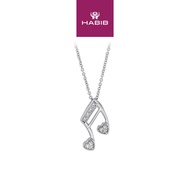 HABIB Round Diamond Necklace in 375/9K Gold 560070623