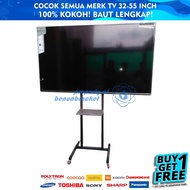 GANTUNGAN Standing TV Bracket 32 55 50 43 42 40 24 65 60 17 14 Inch Guaranteed to Fit LED LCD Plasma