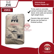 25KG PYE Premix Plaster 921 Ready Mixed Plaster 3 IN 1 Pasir Cement
