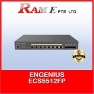 EnGenius ECS5512FP Cloud-Enabled 8 Port 10G Base-T 420W PoE++ Network Switch