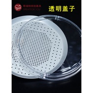 Pizza Baking Pan Transparent Plastic Lid 30cm 40cm Zhixin Crepe Punching Baking Pan Lid Pizza Pan Li