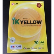 IK YELLOW A4 PAPER 70G