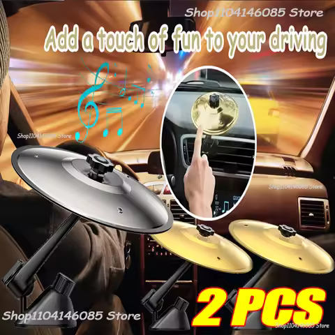 Universal Mini Drums Colliding With Cymbals Vent Decoration For Car Rugged Automotive Interior Acces