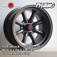 Atara Racing Pisang 14x8 4x114.3 Matt Grey