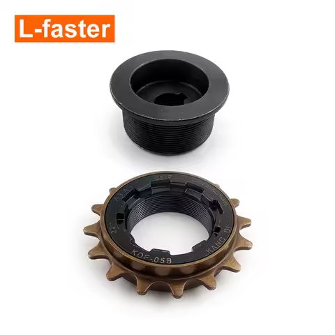 L-FASTER Motor Freewheel Sprocket Mount 16T Flywheel Gear Adapter With Metric Thread M35x1 For MY101