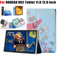 For UODEGA V62 Tablet 11.6 12.0 inch High Quality PU Leather Drop Resistant Stand Flip Cover UODEGA V62 Tablet 11.6 12.0 Fashion Cute Cartoon Tablet Protective Case