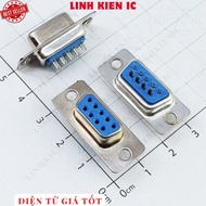 [10 Pieces]- DB9 Port Female 9 Pins 2 Rows Solder Electronic Wire Connector 886