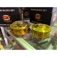 W110F/R HUB CHROME GOLD 1 SET