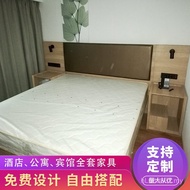 Hotel Double Bed Standard Combination Hotel Furniture Shortcut Furniture Full Set Bed Apartment KFNM