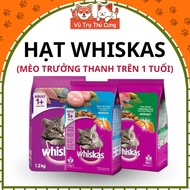 Whiskas seeds for adult cats, 3 flavors, 1.2Kg bag