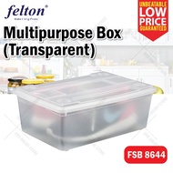 Felton FSB 8644 Multipurpose Storage Box Transparent/Bekas Penyimpanan Pelbagai Guna Felton