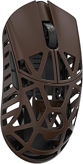 MK x WLMOUSE Beast X Mini Pro Wireless 8K Mouse with Side Slits (Black Dot, Deep Cocoa)