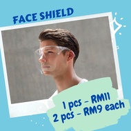 FACE SHIELD High Quality Full Face Acrylic Face Shield Spectacle Face Shield Protective Plastic Visor Shield