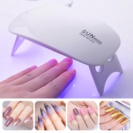 6W Mini Nail Lamp  Nail Dryer Machine UV LED Lamp Portable Micro USB Cable Home Use Drying Lamp For 