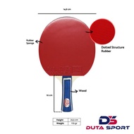 BAT DOUBLE FISH 1D C COVER BET TENIS MEJA PINGPONG - Sports Emporium