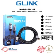 GLINK GL-201 HDMI 2.0 4K CABLE 1.8M/3M/5M/10M/15M/20M