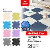 SPEEDS Matras Eva Mat 30x30cm 10mm Alas Puzzle Evamat Empuk Bermain Tidur Anak Karpet Bongkar Pasang