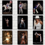 B-Beyonce Cowboy Carter Singer Poster Gallery Prints Home Decor Decoration Wall Decals Living Room  