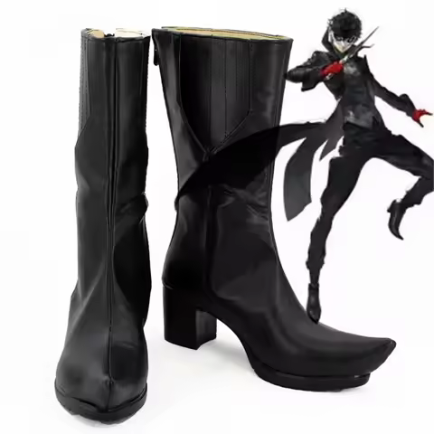 Persona 5 Joker Cosplay Shoes Game P5 Rain Palace Lotus Halloween Cosplay Prop Custom Made