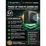 PSU Gaming 3RAPTOR RX 550 Bronze 550W 80+ Bronze - Power Supply PC Gaming | PSU 550W RX550 - 2-YEARG