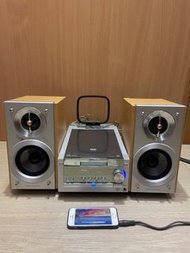 Panasonic  松下 SA-PM1DVD DVD/MD 立體聲系統音響 Panasonic擴大機 床頭音響 二手