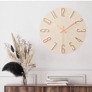 Wall Clock Living Room Household Wall Clock Modern Wall Clock Clock Mute Quartz Clock Bedroom Framel
